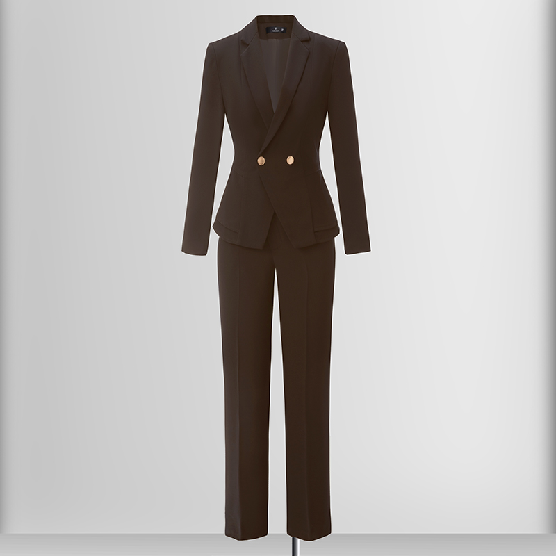 Design sense high-end suit set for women 2025 early autumn new style simple and capable temperament goddess style commuting suit Design sense high-end suit set for women 2025 early autumn new style simple and capable temperament goddess style commuting suit