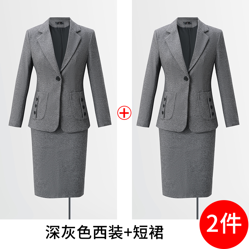 Woolen suit set for women in autumn and winter of 2025, new style, simple and capable, slim fit and slimming temperament, commuting long sleeved suit Woolen suit set for women in autumn and winter of 2025, new style, simple and capable, slim fit and slimming temperament, commuting long sleeved suit