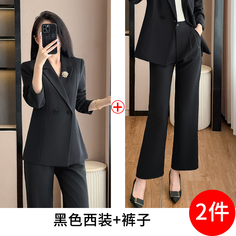 Casual temperament gray suit for women 2025 early autumn new style fashionable and simple goddess style commuting long sleeved suit Casual temperament gray suit for women 2025 early autumn new style fashionable and simple goddess style commuting long sleeved suit