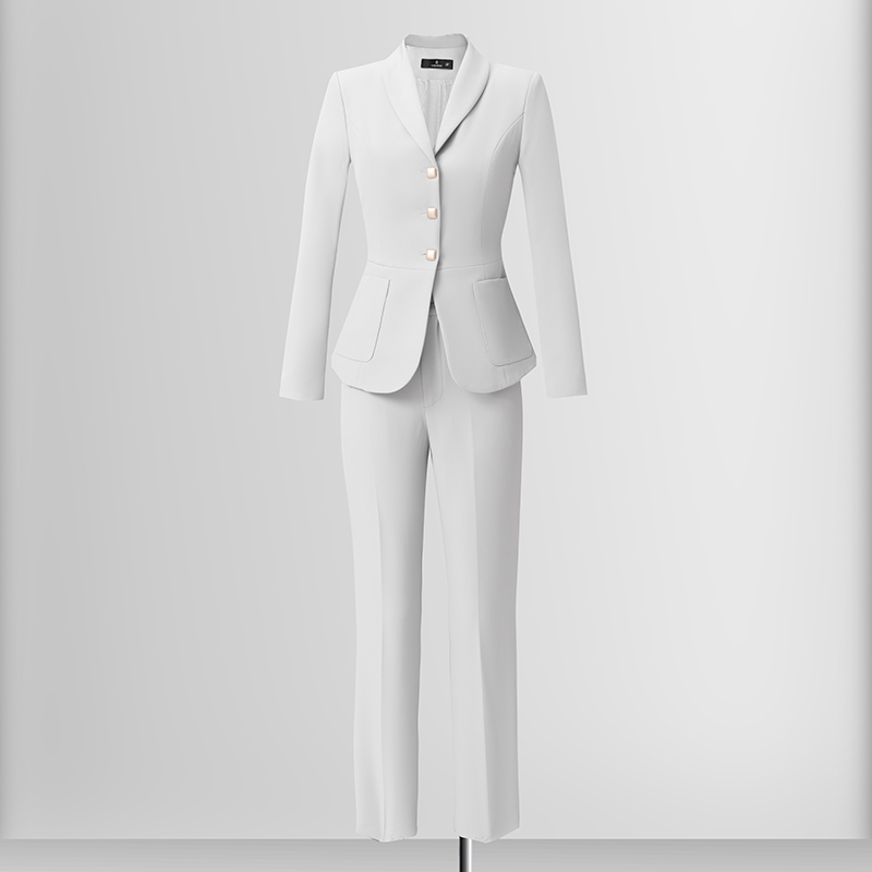 High end single breasted suit set for women 2025 early autumn new slim fit and slimming temperament goddess style commuter suit High end single breasted suit set for women 2025 early autumn new slim fit and slimming temperament goddess style commuter suit