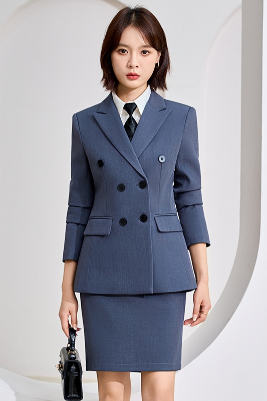 Professional women's double breasted suit jacket, women's 2025 autumn slim fit temperament, goddess style commuting formal work clothes Professional women's double breasted suit jacket, women's 2025 autumn slim fit temperament, goddess style commuting formal work clothes