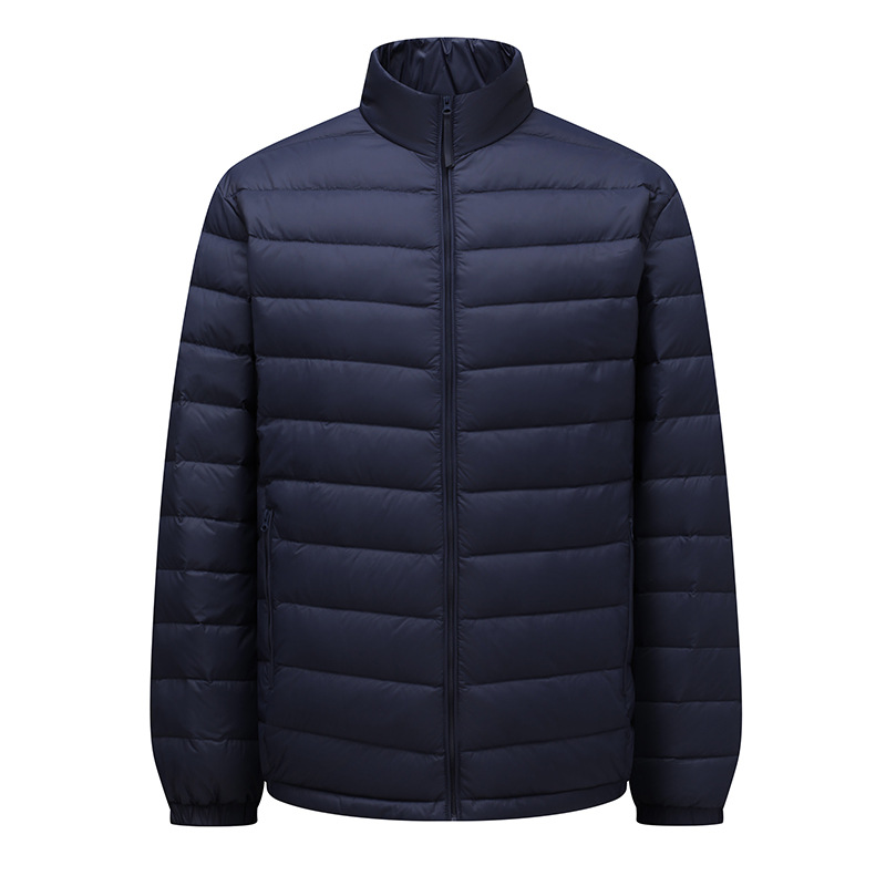 Winter New Simple and Versatile Down Jacket for Men, Lightweight, Middle aged and Youth, Cold resistant, Warm and Trendy Down Jacket for Men