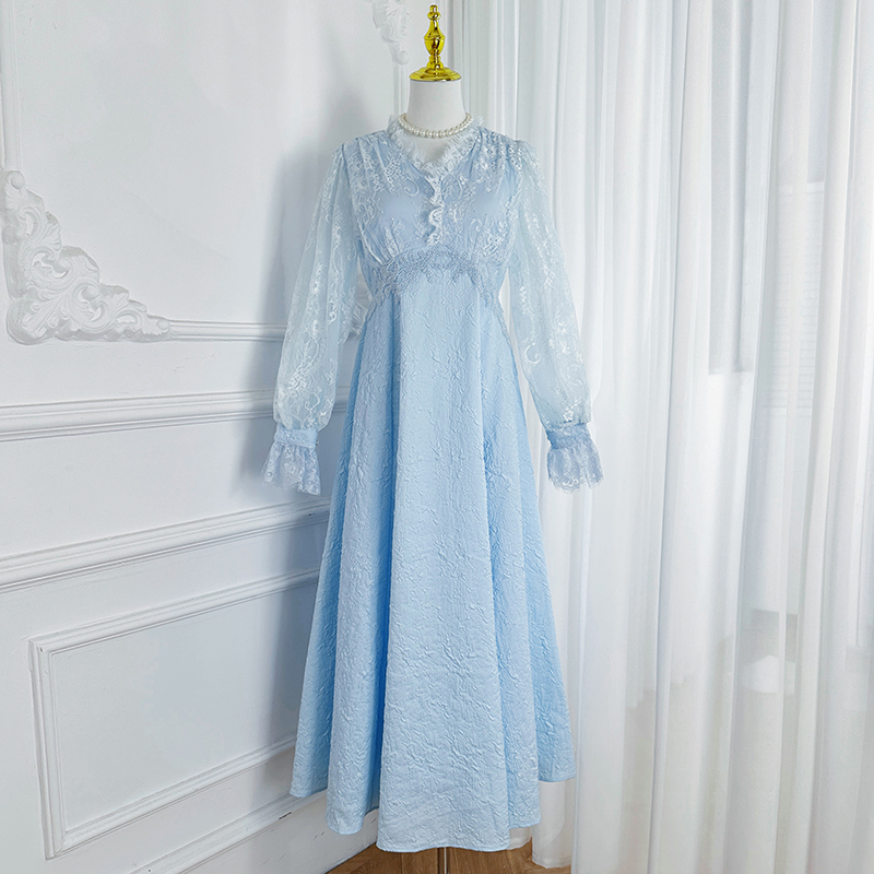 French style counter, heavy industry, handmade nail bead, palace style, floor mopping, waist cinching, elegant dress French style counter, heavy industry, handmade nail bead, palace style, floor mopping, waist cinching, elegant dress