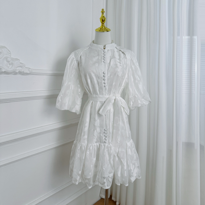 Real shot of Heavy Industry's European court style lace loose fit waist belt with short temperament and black fungus edge jumpsuit Real shot of Heavy Industry's European court style lace loose fit waist belt with short temperament and black fungus edge jumpsuit