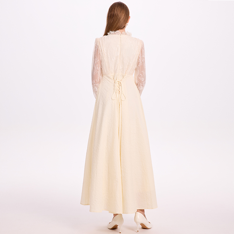 French style counter, heavy industry, handmade nail bead, palace style, floor mopping, waist cinching, elegant dress French style counter, heavy industry, handmade nail bead, palace style, floor mopping, waist cinching, elegant dress