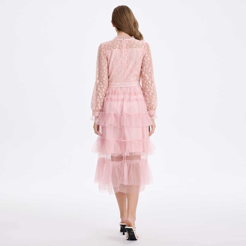 Real shot of Heavy Industry Mushroom Edge Mesh Splicing Lace Sweet and Romantic Little Sister Cake Skirt Real shot of Heavy Industry Mushroom Edge Mesh Splicing Lace Sweet and Romantic Little Sister Cake Skirt
