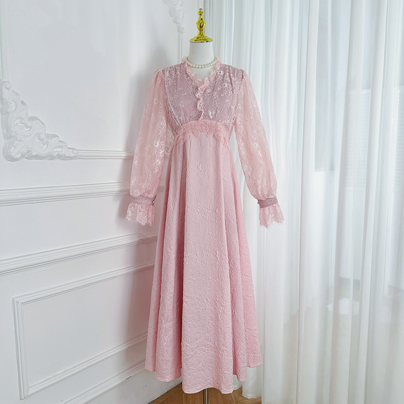 French style counter, heavy industry, handmade nail bead, palace style, floor mopping, waist cinching, elegant dress French style counter, heavy industry, handmade nail bead, palace style, floor mopping, waist cinching, elegant dress