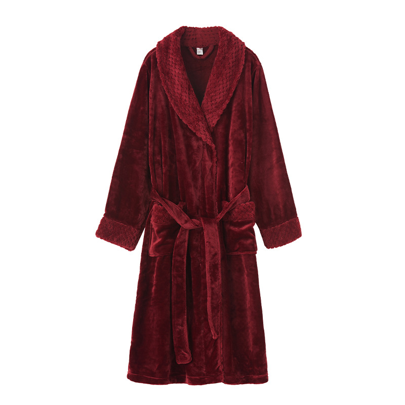 Spot Sleeping Robes Women's Autumn/Winter Coral Velvet Thickened Winter Bathrobe Pajamas Flannel Couple Pajamas Men's Home Clothes Spot Sleeping Robes Women's Autumn/Winter Coral Velvet Thickened Winter Bathrobe Pajamas Flannel Couple Pajamas Men's Home Clothes