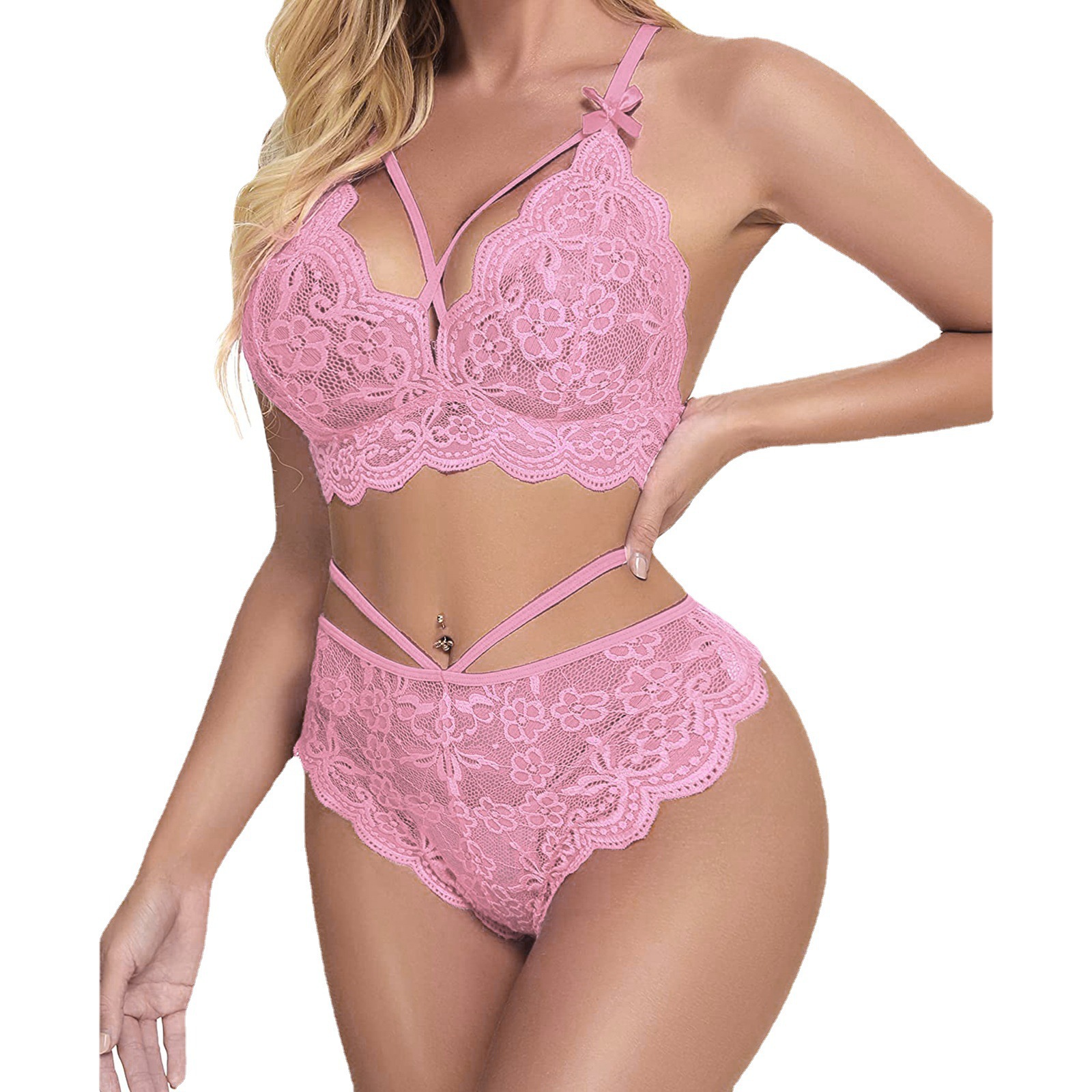 Cross border goods, hot selling European and American foreign trade, sexy lingerie, sexy women's lace split style lingerie, factory direct sales Cross border goods, hot selling European and American foreign trade, sexy lingerie, sexy women's lace split style lingerie, factory direct sales