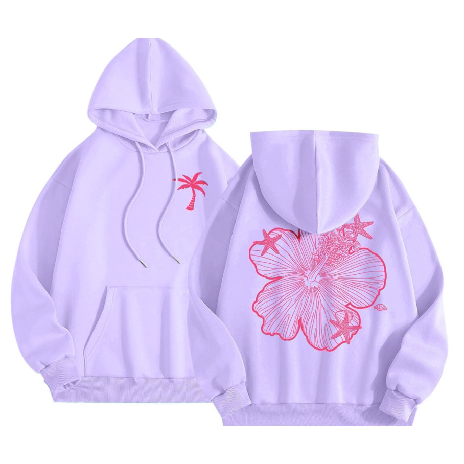 Cross border AliExpress casual off shoulder sleeve hooded sweatshirt women's pullover letter printed hooded sweatshirt jacket