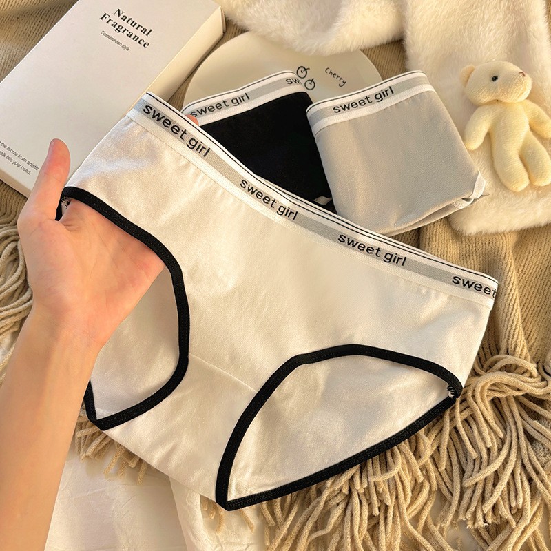 Mid waist letter waistband, comfortable disposable underwear for business trips, portable, disposable, no wash women's triangle pants wholesale