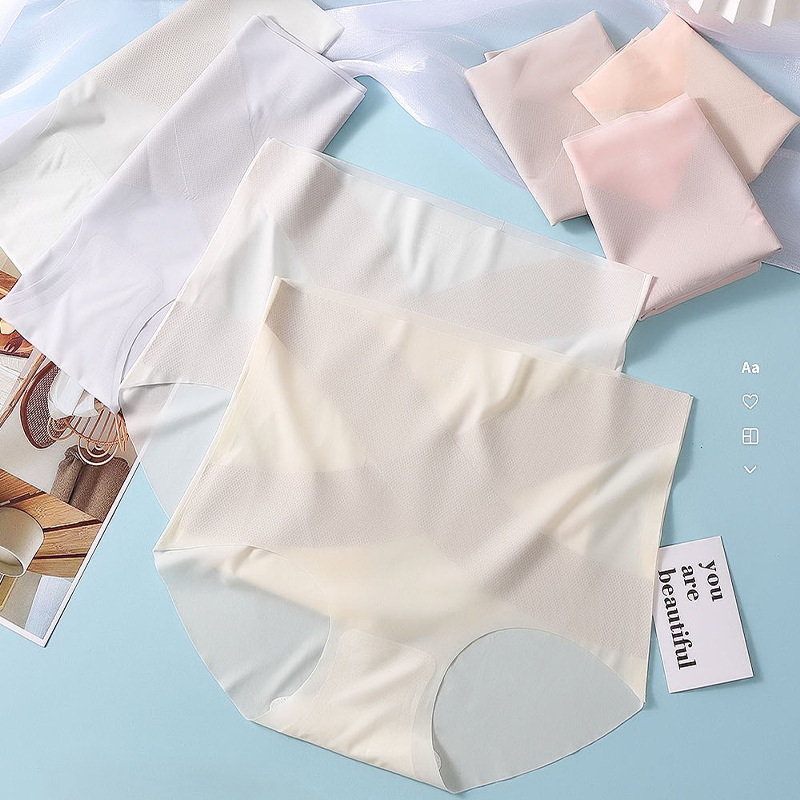 Cross border plus size high waist shaping, hip lifting, skin friendly women's triangle pants for summer, solid color, breathable crotch, comfortable abdominal underwear