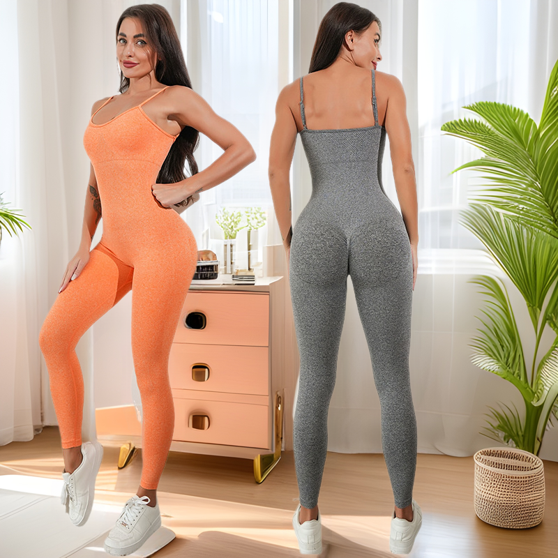Strictly select cross-border new vest style yoga jumpsuit, beautiful back one-piece jumpsuit, seamless suit, jumpsuit fitness suit