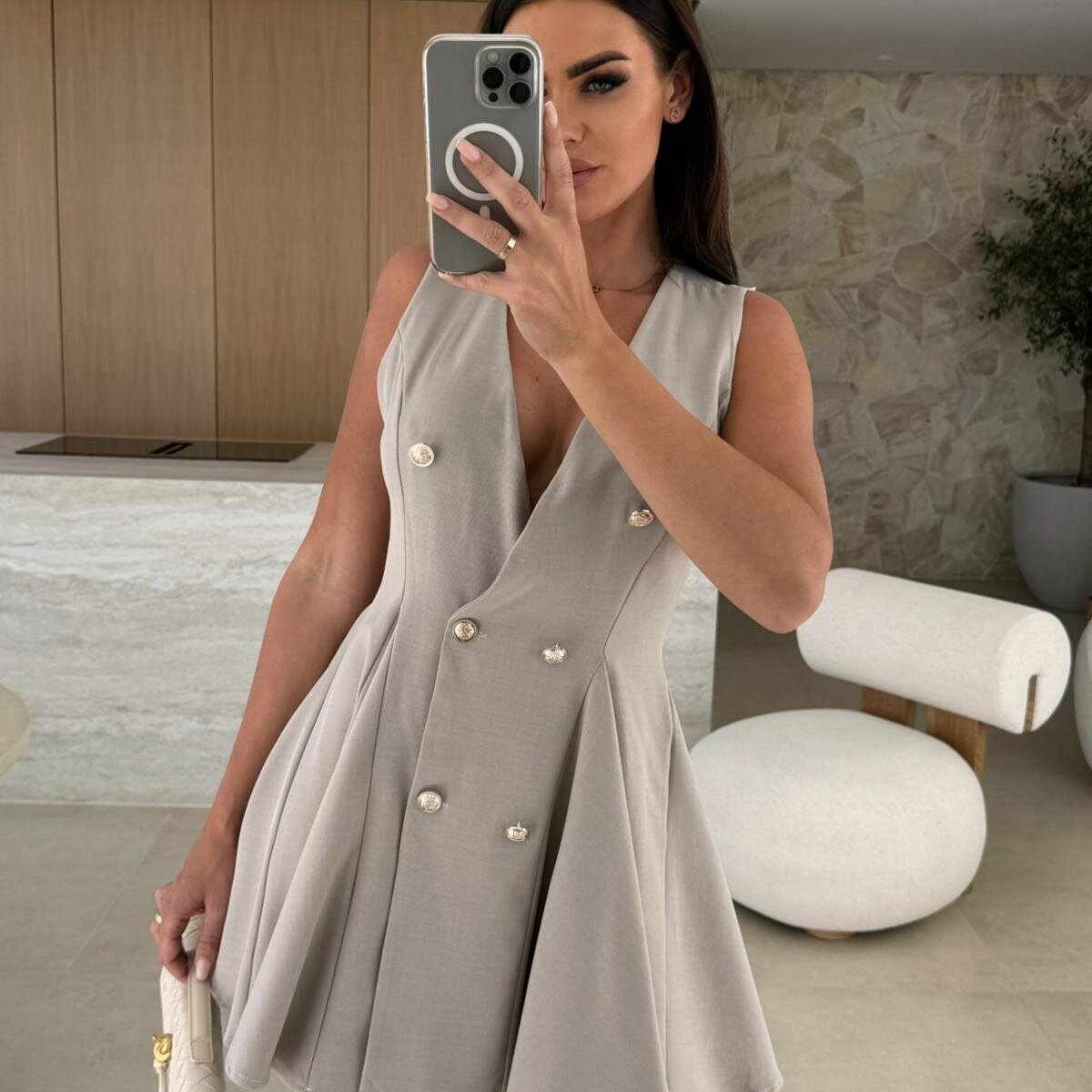 In the summer of 2025, cross-border Amazon AliExpress offers a large number of new solid color summer dresses in stock In the summer of 2025, cross-border Amazon AliExpress offers a large number of new solid color summer dresses in stock