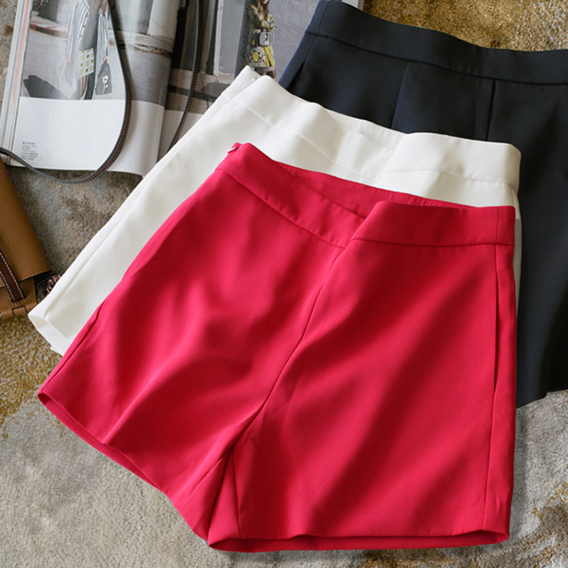 Spot summer new loose outer shorts for women, high waist slimming, sweet and fashionable casual Korean version of girls' hot pants trend
