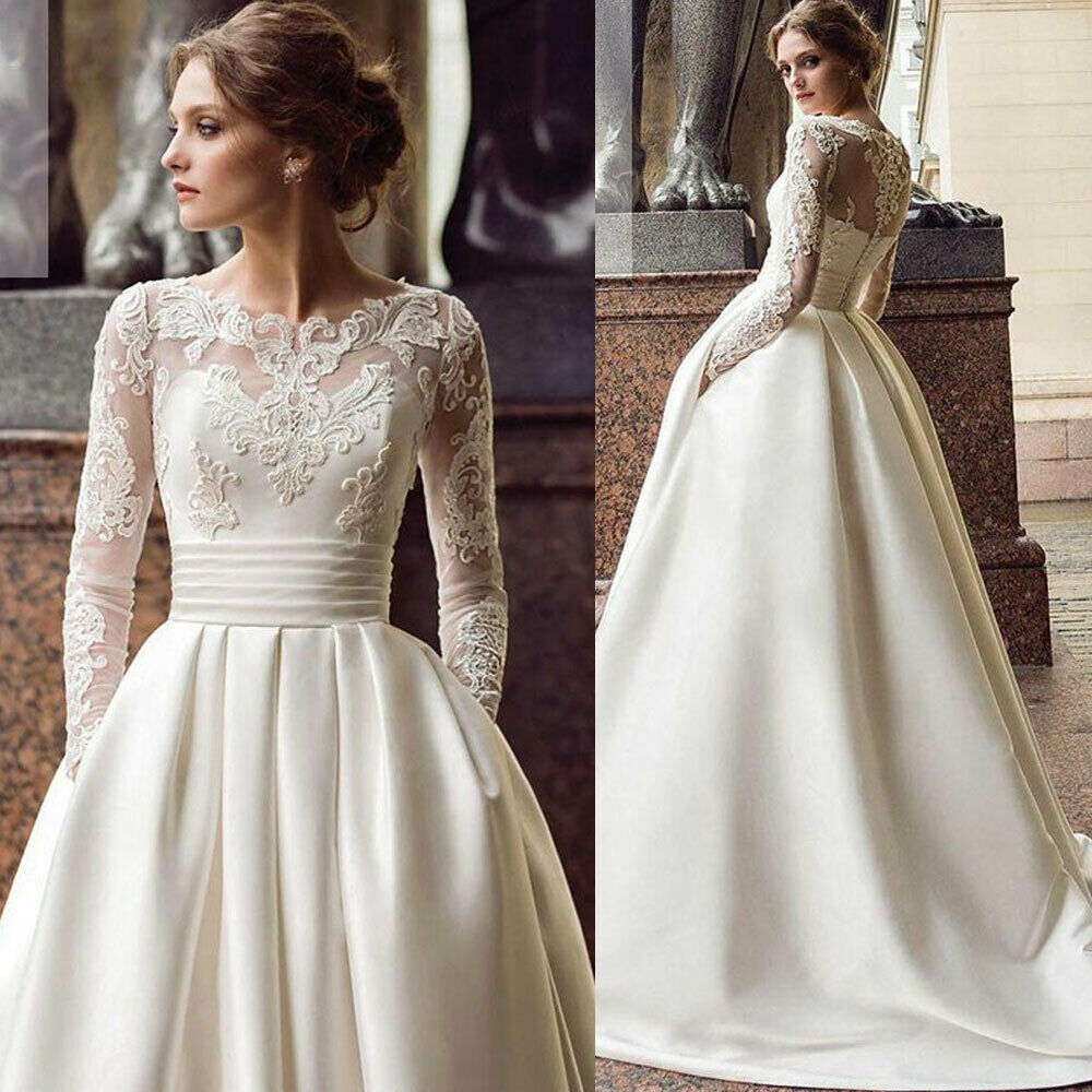 Main Wedding Dress 2025 New Winter Bridal High Collar Long Sleeve Lace Slimming Fantasy Luxury A-line Edition Wedding Dress