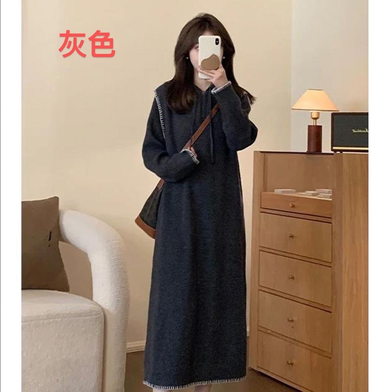 Mandao Breeze Short Thick Dress Autumn/Winter Hooded Dress Mandao Breeze Short Thick Dress Autumn/Winter Hooded Dress