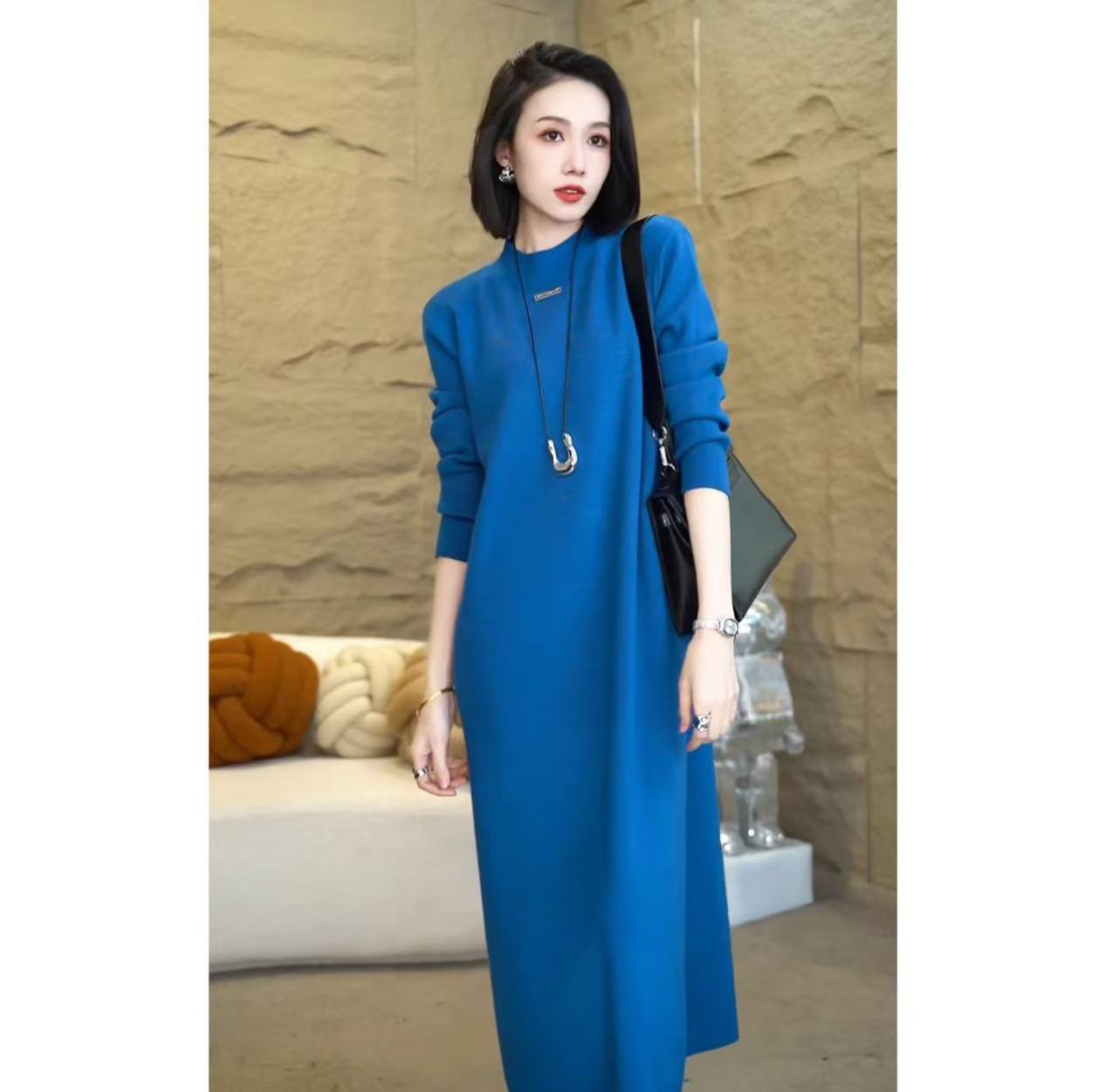 New women's temperament clothing, light luxury, niche temperament, high-end feel, women's dress