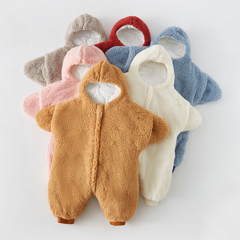 Baby Hug, Winter Thickening, Newborn, New Life, Going Out to Prevent Shocking, Winter Hug, Baby swaddle, Sleeping Bag, Hair Replacement
