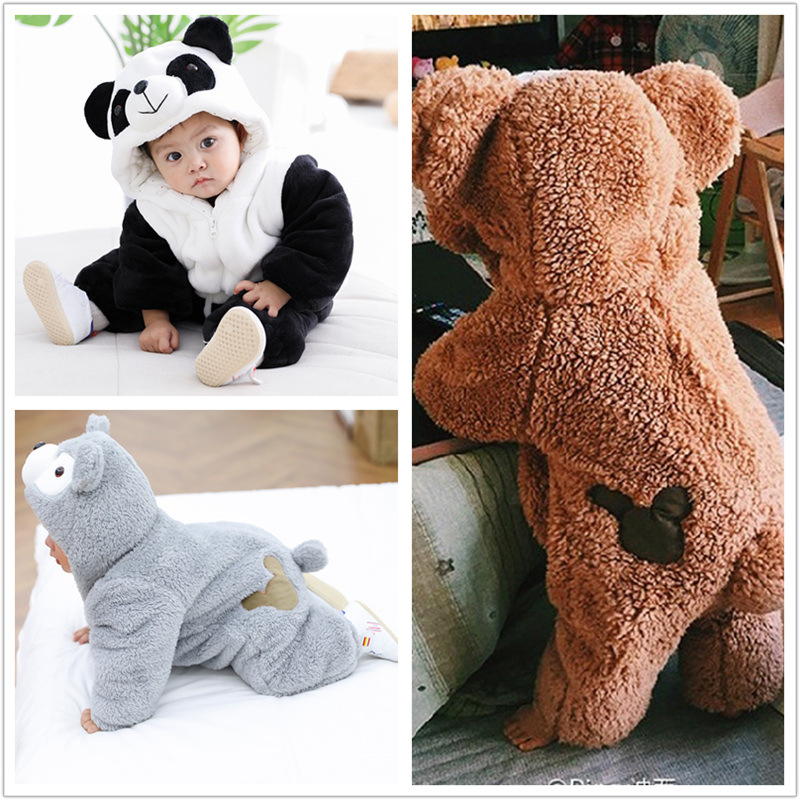 2023 popular baby clothing winter clothes autumn winter jumpsuit children's newborn crawling clothes cotton coat