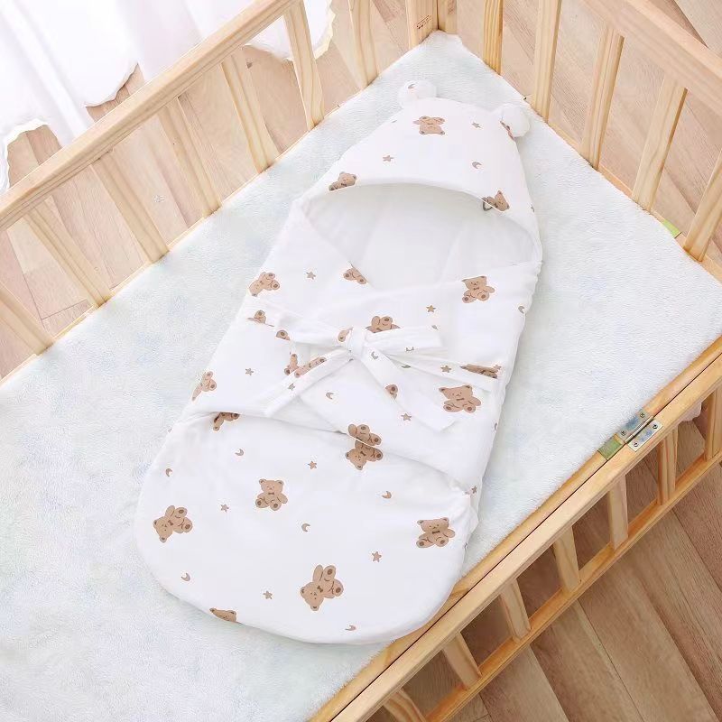 Baby bag, sleeping bag, Class A, summer pure cotton thin design, newborn bag, single, spring and autumn, summer newborn baby carrying supplies