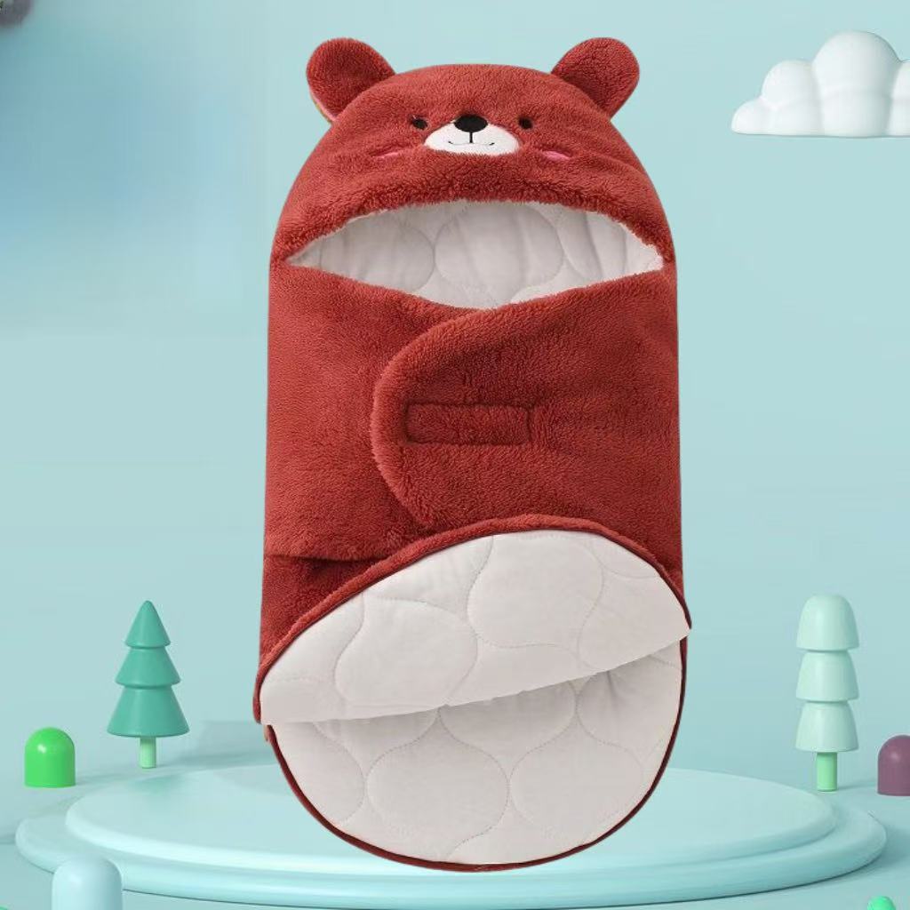 Baby bag, autumn and winter thick newborn hug, sleeping bag, swaddle, newborn cartoon bag, single delivery room package Baby bag, autumn and winter thick newborn hug, sleeping bag, swaddle, newborn cartoon bag, single delivery room package