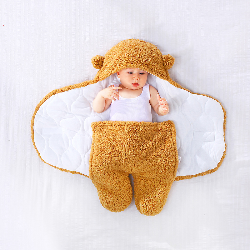Newborn baby bag, sleeping bag, autumn and winter dual-use, shock resistant, thick newborn hug, baby supplies, delivery room swaddling clothes Newborn baby bag, sleeping bag, autumn and winter dual-use, shock resistant, thick newborn hug, baby supplies, delivery room swaddling clothes