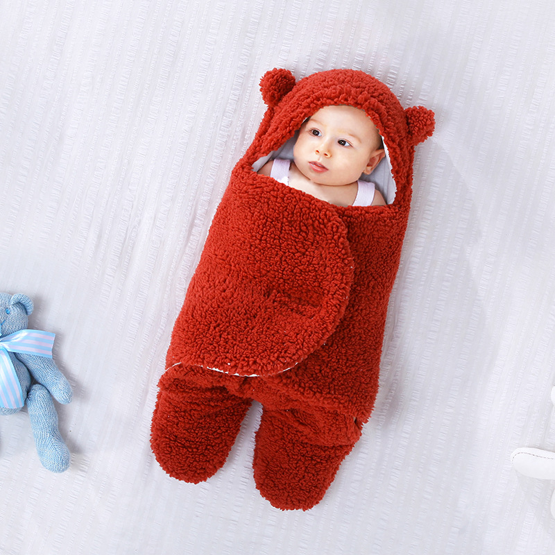 Newborn baby bag, sleeping bag, autumn and winter dual-use, shock resistant, thick newborn hug, baby supplies, delivery room swaddling clothes Newborn baby bag, sleeping bag, autumn and winter dual-use, shock resistant, thick newborn hug, baby supplies, delivery room swaddling clothes