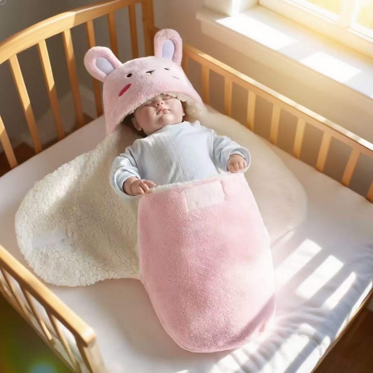 Newborn bag, autumn and winter thick baby hug, sleeping bag, dual-use baby supplies, just born, out of the delivery room bag list