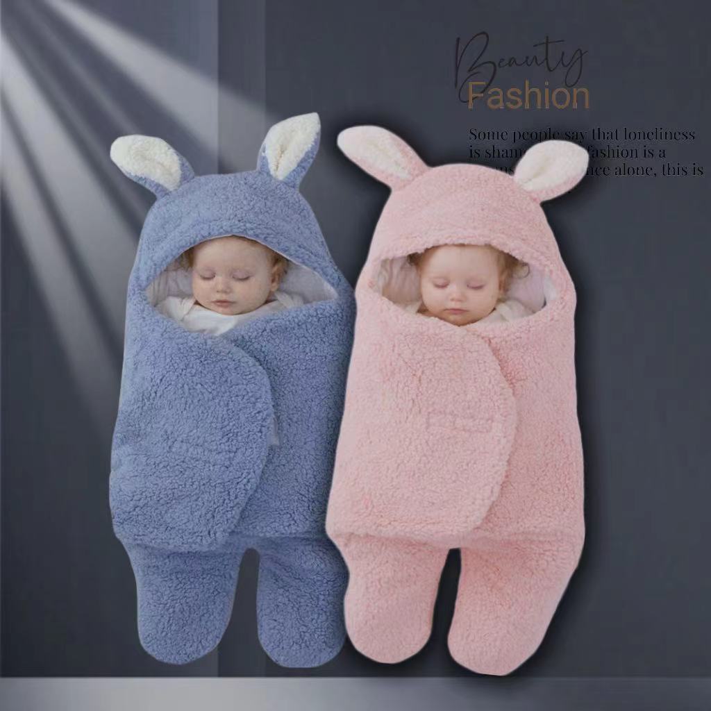 Newborn bag, winter thick baby hug, autumn and winter style, outdoor package, baby shock resistant sleeping bag, pure cotton