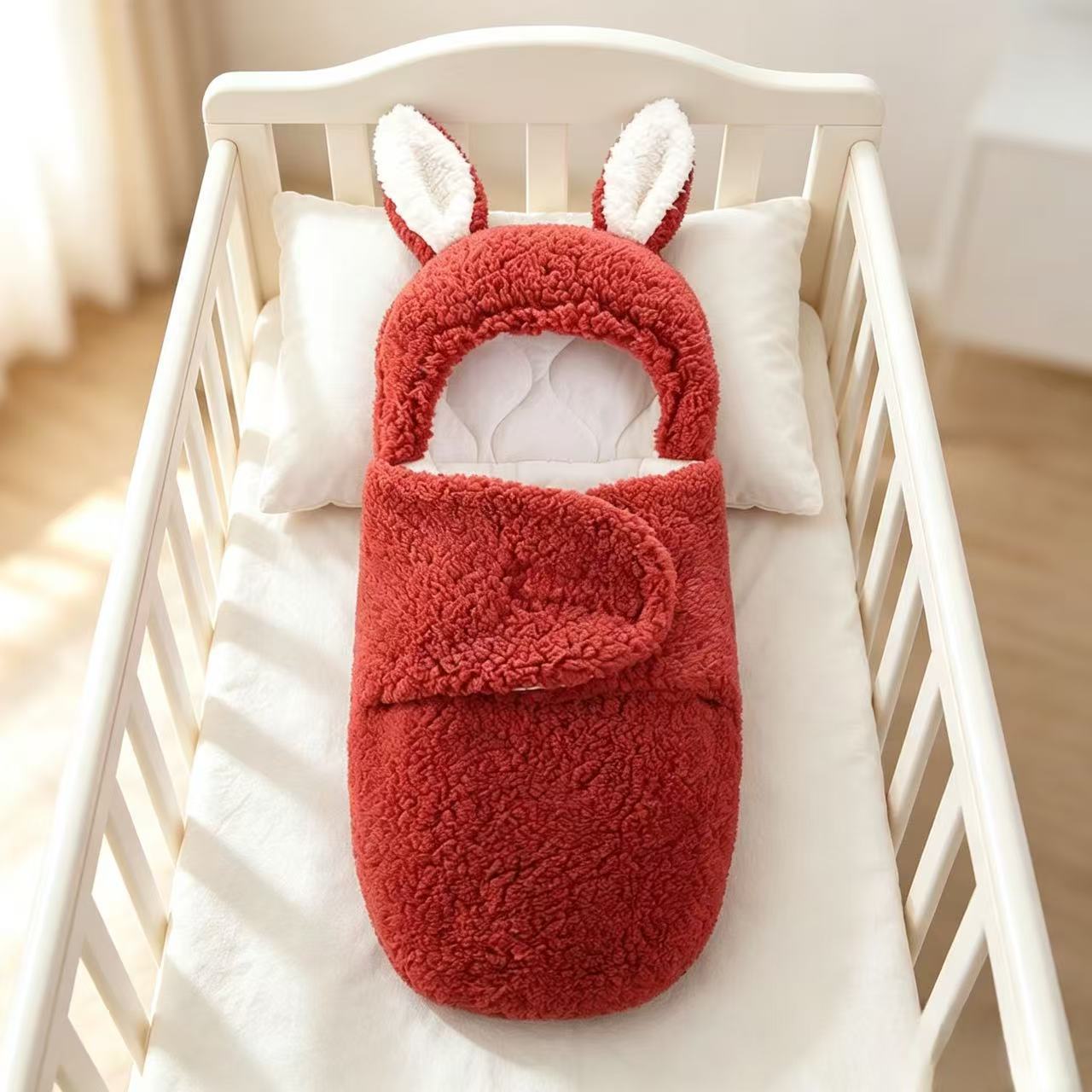 Baby wrapped in lamb wool for warmth, warmth, warmth, warmth, warmth, warmth, warmth, warmth, warmth, warmth