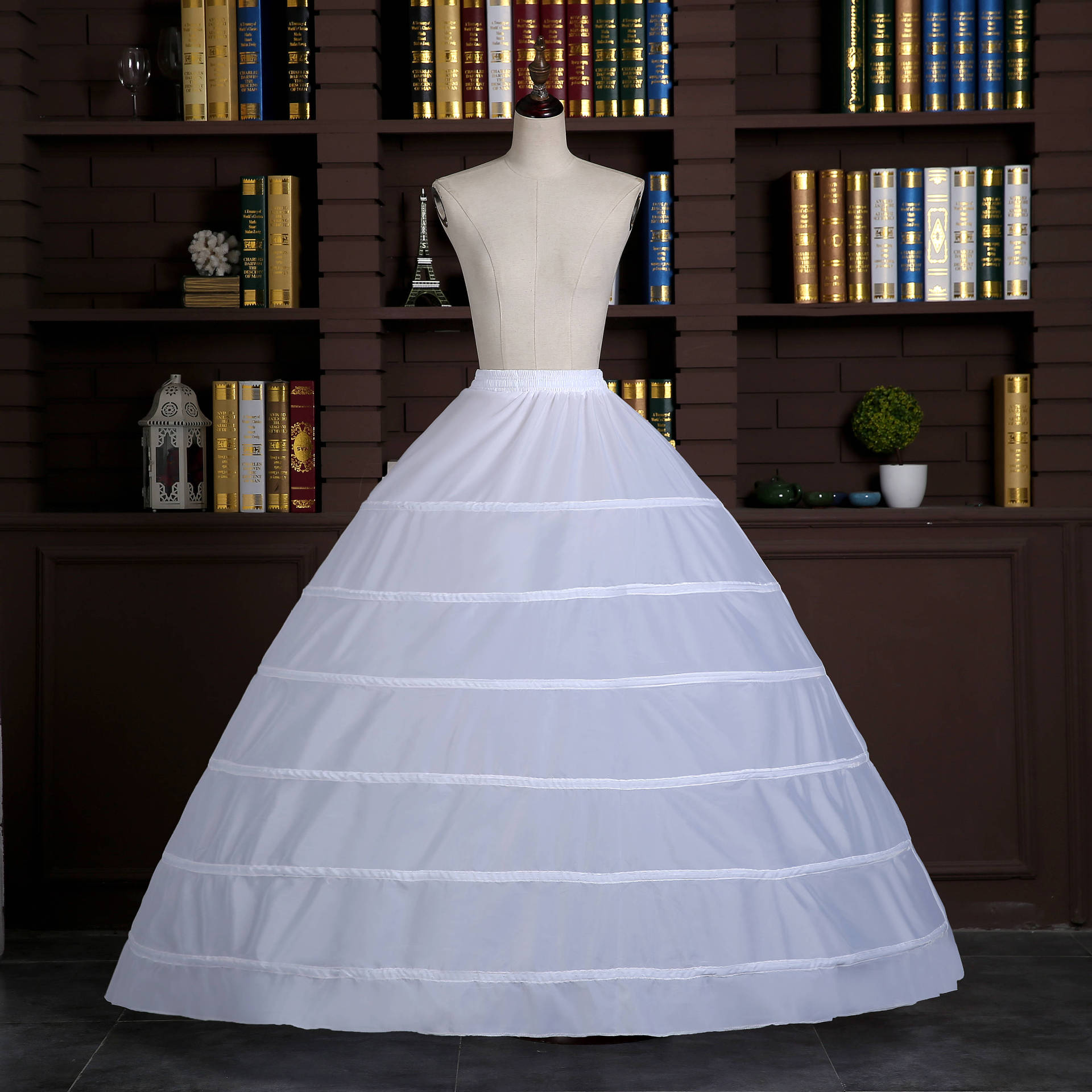 2026 new enlarged bride wedding dress performance 6 steel ring skirt support elastic band extra large skirt support manufacturer wholesale