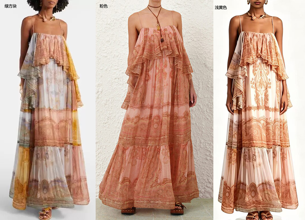 Australian Light Luxury Custom 2026 New Vacation Wind Lotus Leaf Edge Printed Long Loose Strap Fairy Dress Australian Light Luxury Custom 2026 New Vacation Wind Lotus Leaf Edge Printed Long Loose Strap Fairy Dress