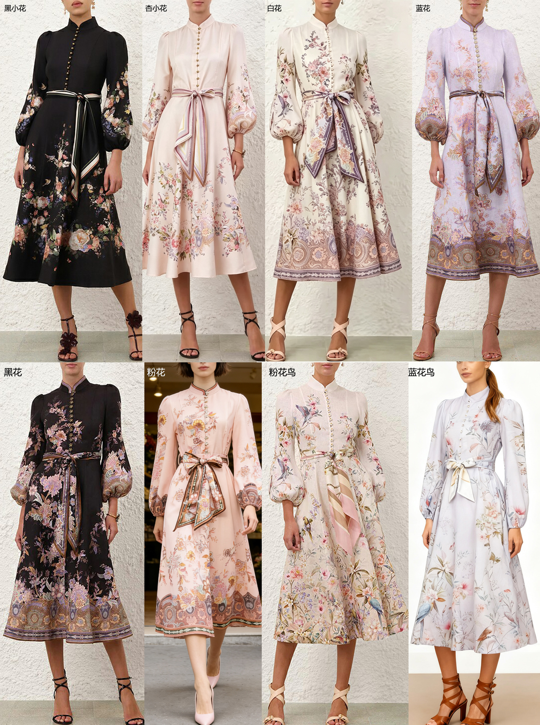 Australia 2026 autumn ready to wear new VALIANT button decoration details mid length dress+ribbon Australia 2026 autumn ready to wear new VALIANT button decoration details mid length dress+ribbon