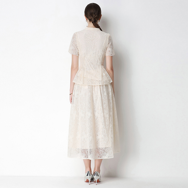 2026 New Chinese Embroidery Lace Set Skirt 2026 New Chinese Embroidery Lace Set Skirt