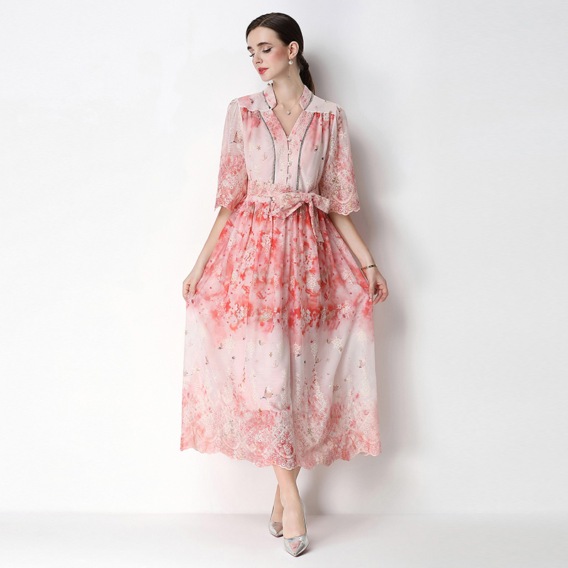 2026 Heavy Industry Hollow Positioning Printed Brick Set Dress 2026 Heavy Industry Hollow Positioning Printed Brick Set Dress