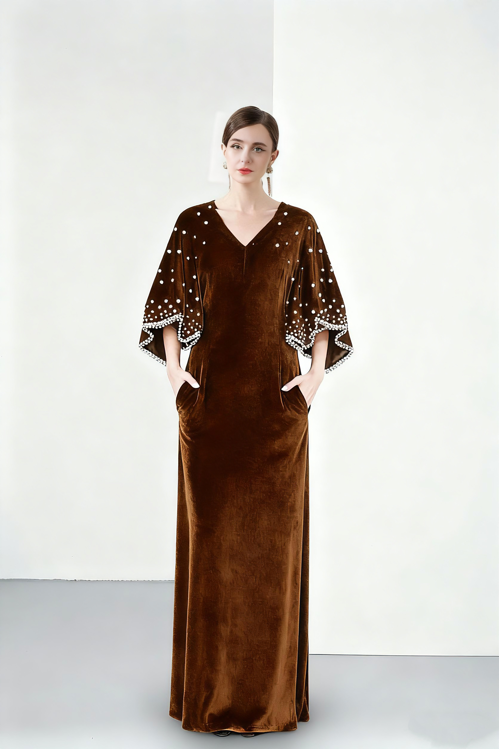 Heavy industry beaded velvet dress Heavy industry beaded velvet dress