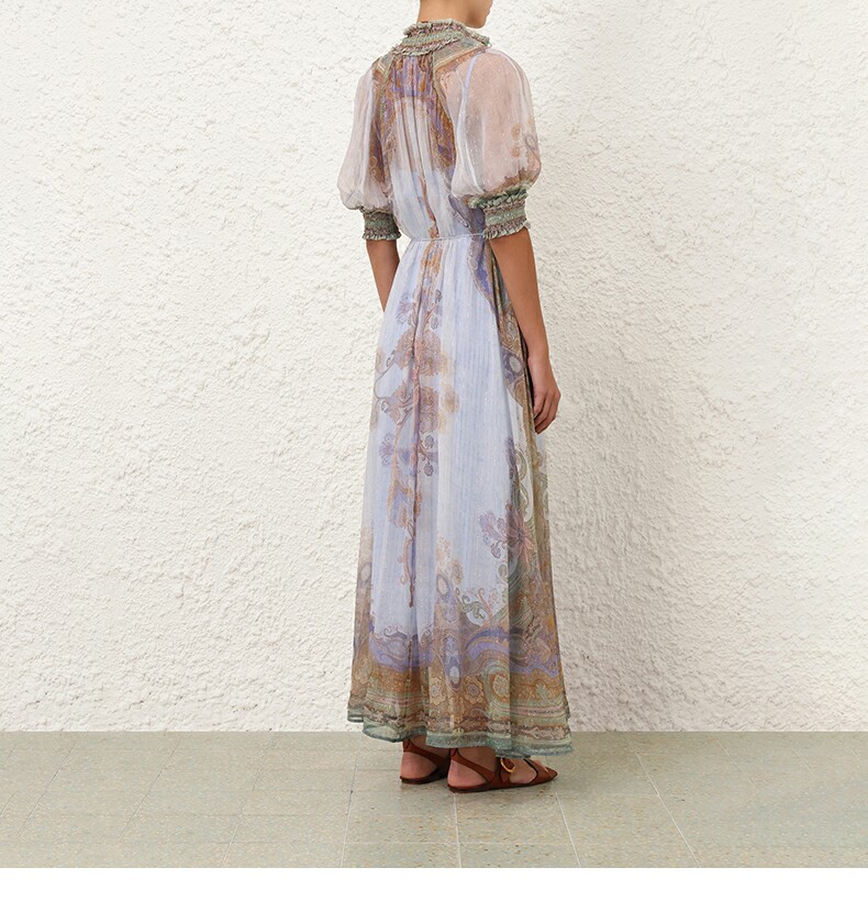 Australia 2026 Summer New SUNDANCE Blue Elegant Style Dress Bohemian Holiday Long Dress Australia 2026 Summer New SUNDANCE Blue Elegant Style Dress Bohemian Holiday Long Dress