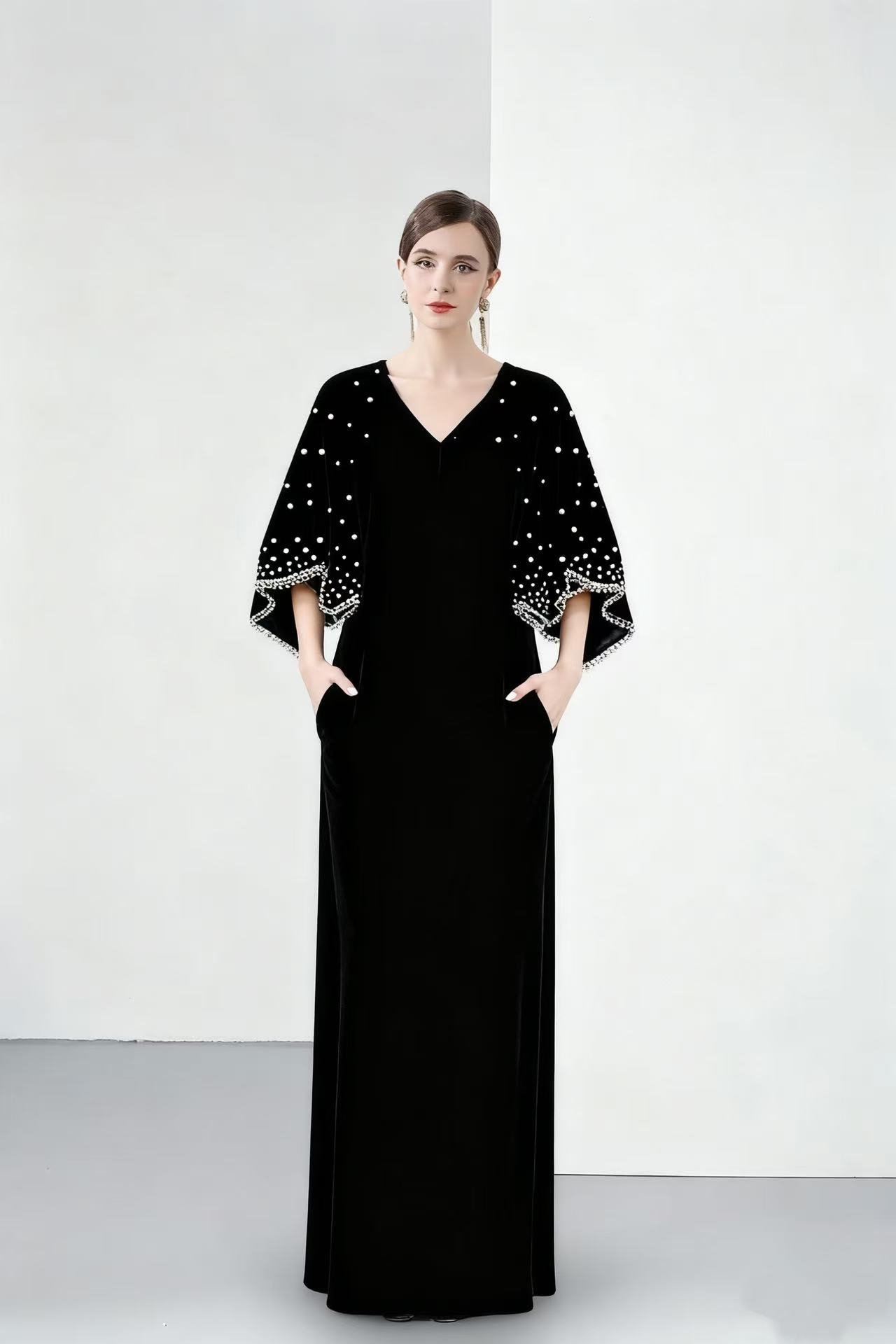 Heavy industry beaded velvet dress Heavy industry beaded velvet dress
