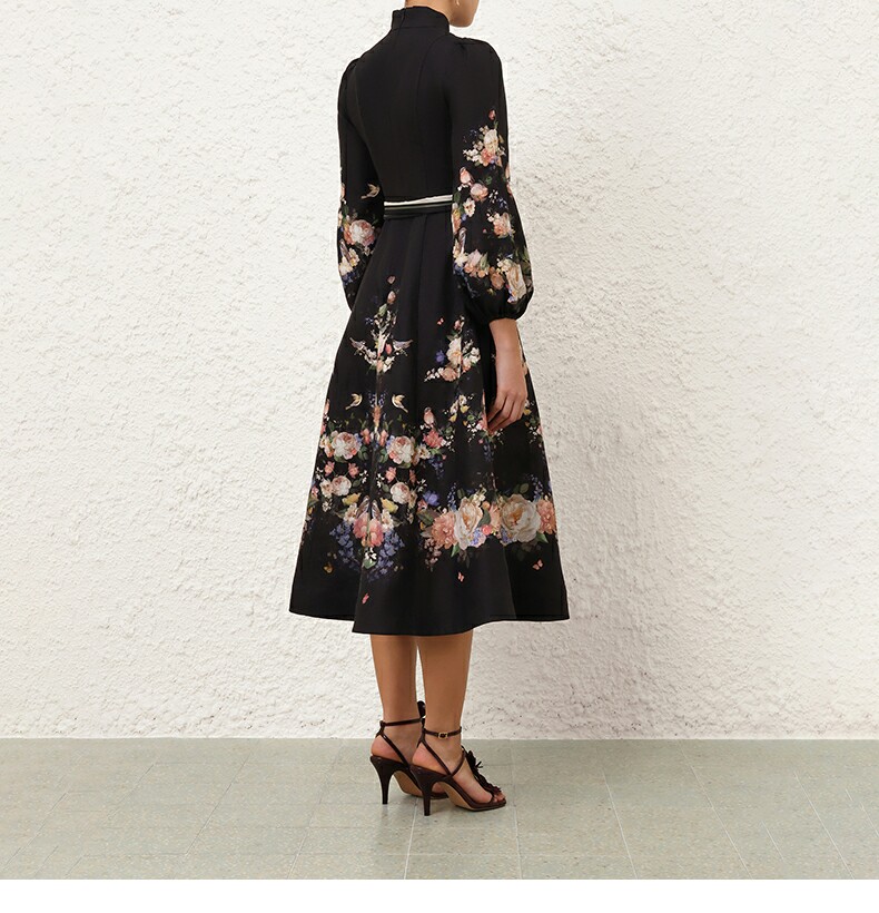 Australia 2026 autumn ready to wear new VALIANT button decoration details mid length dress+ribbon Australia 2026 autumn ready to wear new VALIANT button decoration details mid length dress+ribbon
