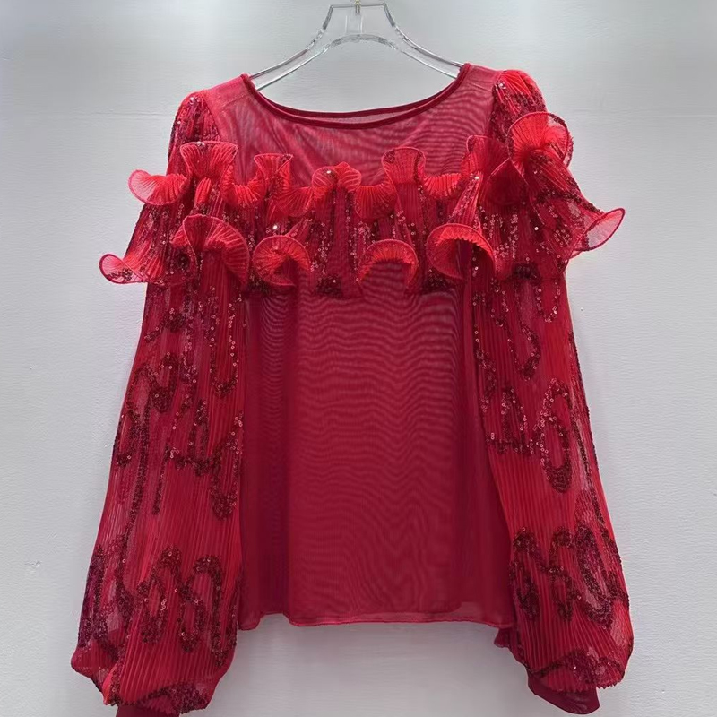 Korean casual loose fit shirt for spring and autumn new style, fashionable and high-end, Korean Dongdaemun women's top
