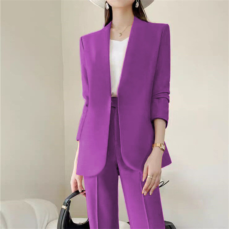 Spring and Autumn Suit Set for Women Spring and Autumn 2026 New Korean Edition Sensational Street Casual Fashion Temperament Professional Suit for Women Spring and Autumn Suit Set for Women Spring and Autumn 2026 New Korean Edition Sensational Street Casual Fashion Temperament Professional Suit for Women
