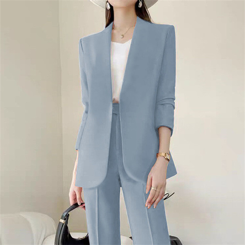 Spring and Autumn Suit Set for Women Spring and Autumn 2026 New Korean Edition Sensational Street Casual Fashion Temperament Professional Suit for Women Spring and Autumn Suit Set for Women Spring and Autumn 2026 New Korean Edition Sensational Street Casual Fashion Temperament Professional Suit for Women