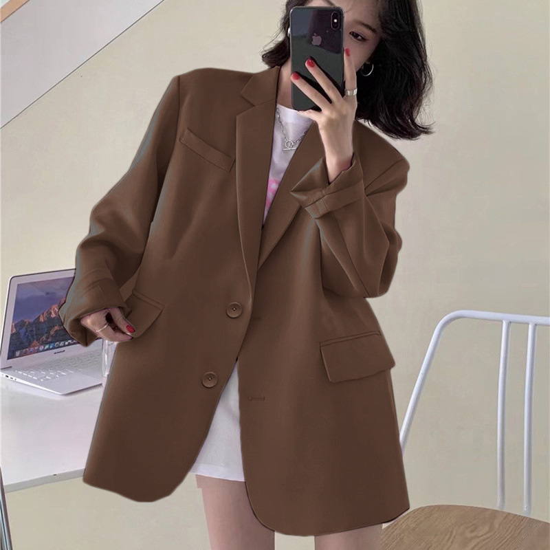 2026 Spring and Autumn Black Small Suit Jacket for Women, Korean Edition, British Style, Internet Celebrity Design, Suit, Women's Style, Ladies' Temperament 2026 Spring and Autumn Black Small Suit Jacket for Women, Korean Edition, British Style, Internet Celebrity Design, Suit, Women's Style, Ladies' Temperament