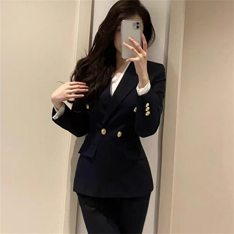 Suit set for female college students, business interview temperament, work clothes, new Spring and Autumn professional suit set for women Suit set for female college students, business interview temperament, work clothes, new Spring and Autumn professional suit set for women