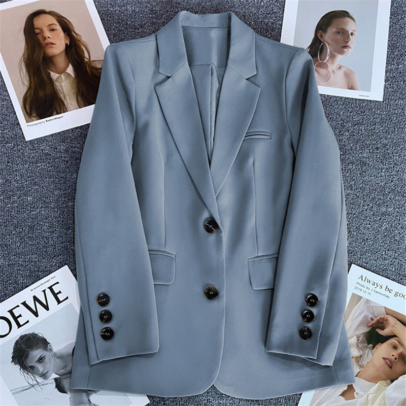 Ginger yellow suit jacket for women 2026 Spring and Autumn new style casual temperament Spring and Autumn explosive street small suit jacket Ginger yellow suit jacket for women 2026 Spring and Autumn new style casual temperament Spring and Autumn explosive street small suit jacket