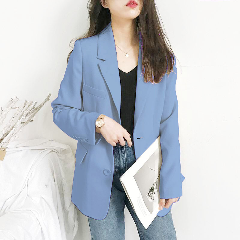 Women's new small suit jacket 2026 Korean version Spring and Autumn casual loose internet famous autumn suit top British trend Women's new small suit jacket 2026 Korean version Spring and Autumn casual loose internet famous autumn suit top British trend