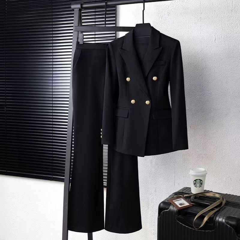 Suit set for female college students, business interview temperament, work clothes, new Spring and Autumn professional suit set for women