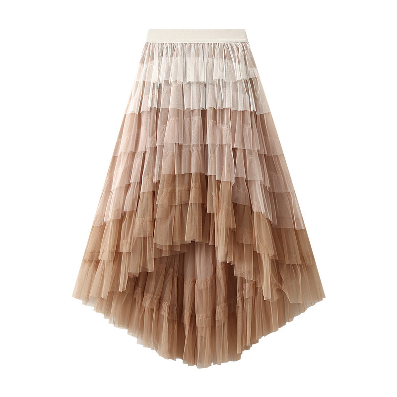 Unique Special Skirt Dopamine Series Thousand Layer Irregular Cake Skirt Gradient Fairy Skirt Big Swing Yarn Skirt Unique Special Skirt Dopamine Series Thousand Layer Irregular Cake Skirt Gradient Fairy Skirt Big Swing Yarn Skirt
