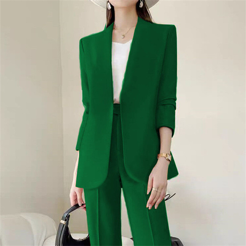 Spring and Autumn Suit Set for Women Spring and Autumn 2026 New Korean Edition Sensational Street Casual Fashion Temperament Professional Suit for Women Spring and Autumn Suit Set for Women Spring and Autumn 2026 New Korean Edition Sensational Street Casual Fashion Temperament Professional Suit for Women